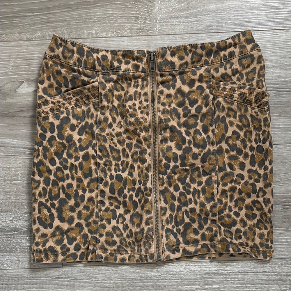 Leopard Print Women's Skirt